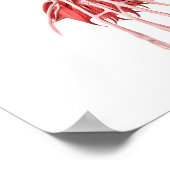 Medische illustratie van de spieren van de menshei poster (Hoek)