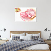 Medische illustratie van Endolymfe Canvas Afdruk (Insitu (Slaapkamer))