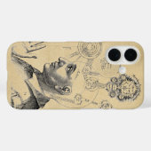 Medische illustratie van het menselijk denken Case-Mate iPhone case (Achterkant (horizontaal))