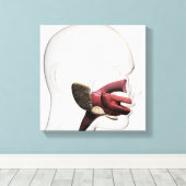 Medische illustratie van het menselijk spijsverter canvas afdruk (Insitu (Houten vloer))