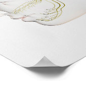 Medische illustratie van het menselijk zenuwstelse poster (Hoek)