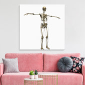 Medische illustratie van het volledige Vrouw skele Canvas Afdruk (Insitu (Woonkamer))