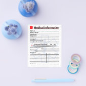 Medische informatie Noodkoelkast Flyer (Enkel)