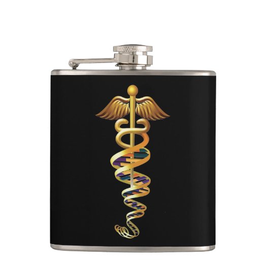 Medische insigne heupfles (Voorkant)