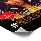 Medische Instant Kostuum Afro Vrouw Trots Juneteen Poster (Hoek)