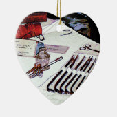 Medische instrumenten keramisch ornament (Rechts)