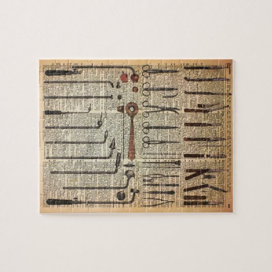  medische instrumenten legpuzzel (Horizontaal)