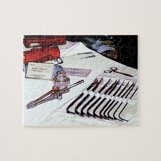 Medische Instrumenten Legpuzzel (Horizontaal)