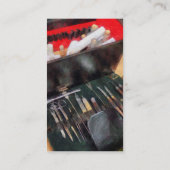 Medische instrumenten voor de burgeroorlog visitekaartje (Achterkant)