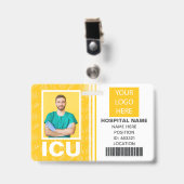 Medische Intensive Care Unit Pasfoto Badge (Voorzijde met clip)