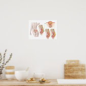 Medische isolatie van een proefcyclus poster (Keuken)