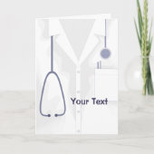 Medische Jas Jas Wit Custom Kaart (Voorkant)