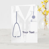 Medische Jas Jas Wit Custom Kaart (Gele Bloem)