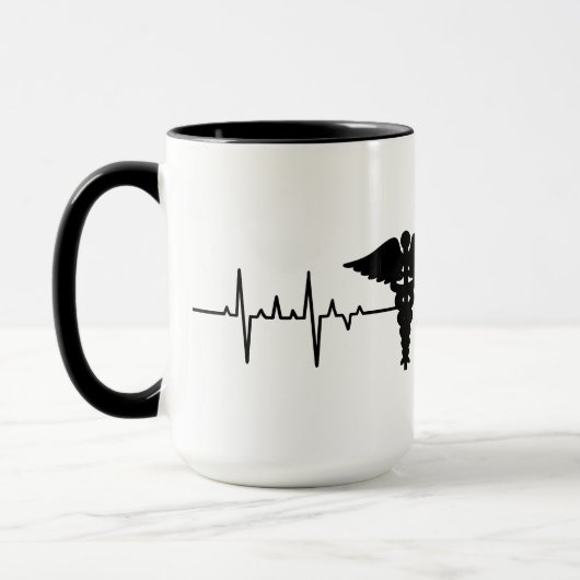 Medische kaducus en Mok hartslag (Links)