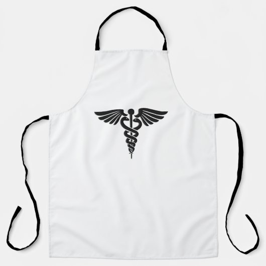 Medische kaducus schort (Voorkant)