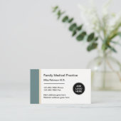 Medische Kantoor Familiearts Visitekaartje (Staand voorkant)