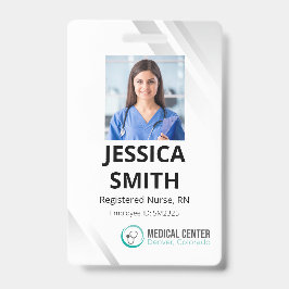 Medische kantoor ID-badge met foto Badge