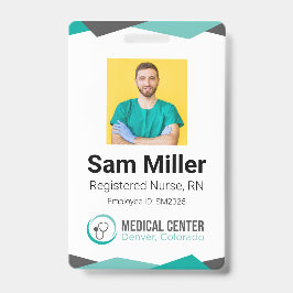 Medische kantoor ID-badge met foto Badge