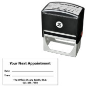 Medische Kantoor Uw volgende Afspraakherinnering Zelfinktende Stempel (In situ)