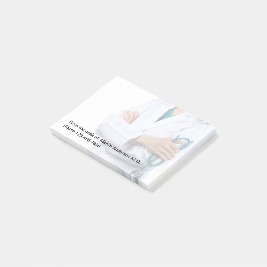 Medische Kantoor van het bureau van Post-it® Notes (Schuin)