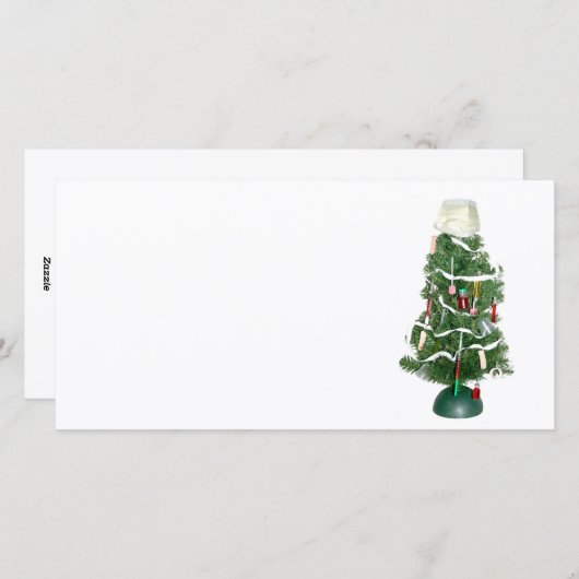 Medische kerstboom feestdagenkaart (Voorkant / Achterkant)