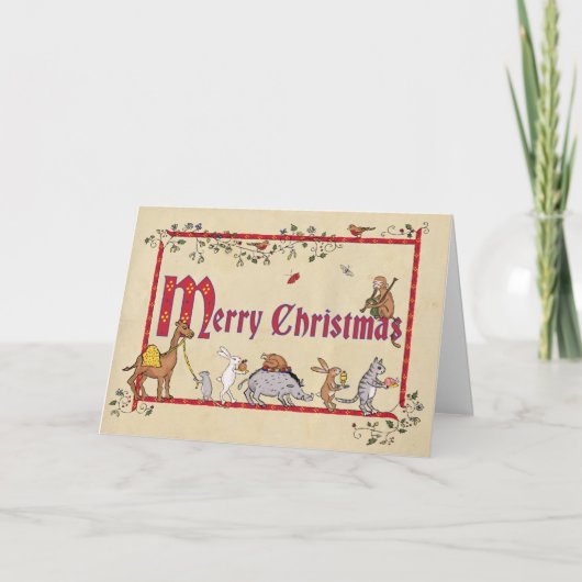 Medische kerstkaart kaart (Voorkant)