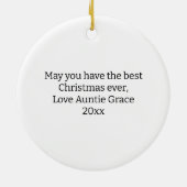 Medische Kerstmis CMA CNA PA Keramisch Ornament (Achterkant)