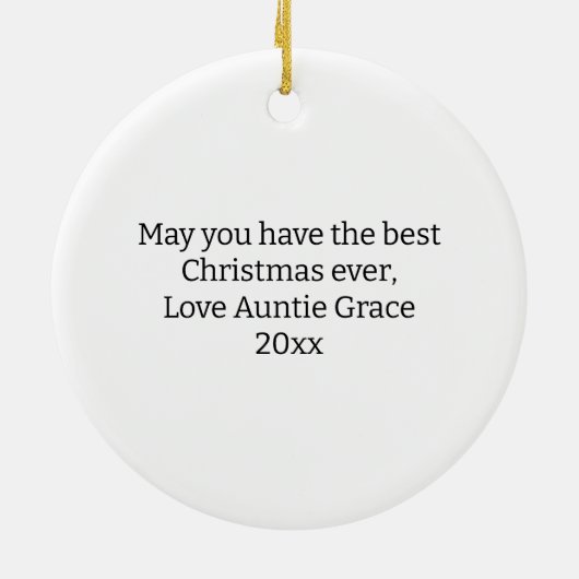 Medische Kerstmis CMA CNA PA Keramisch Ornament (Achterkant)