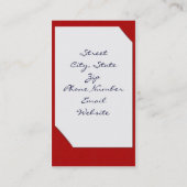 Medische klembord met stethoscoop-Visitekaartje Visitekaartje (Achterkant)