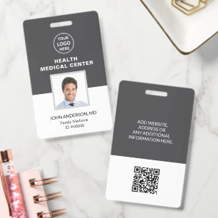 Medische Kliniek Dokter Gray Professionele ID Badge