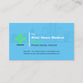 Medische kliniek visitekaartje (Voorkant)