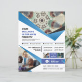 Medische kliniekdienst Flyer Sjabloon (Staand voorkant)