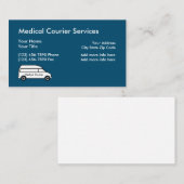 Medische koeriersdiensten visitekaartje (Voorkant / Achterkant)