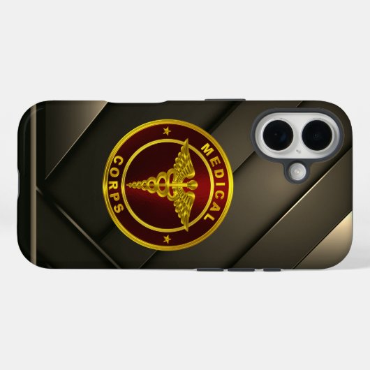 Medische korps Case-Mate iPhone case (Achterkant (horizontaal))