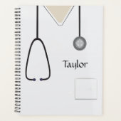 Medische krabben Neurse Doctor White Planner (Voorkant)