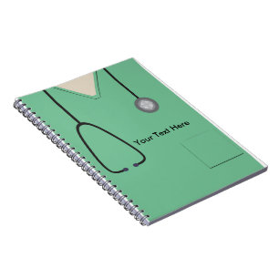 Medische kruiden Doctor Nurse Light Green Notitieb Notitieboek