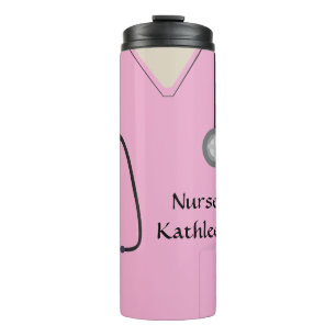 Medische kruiden Eenvormig roze Thermosbeker