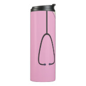 Medische kruiden Eenvormig roze Thermosbeker (Gedraaid links)