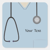 Medische kruiden lichte blauwe Sticker (Voorkant)