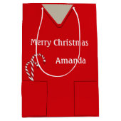 Medische kruiden Rood kerstSnoep Gemiddeld cadeau Medium Cadeauzakje (Voorkant)