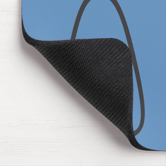 Medische kruiden Uniform Blauw Muismat (Hoek)