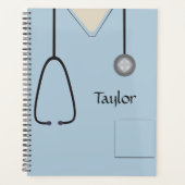 Medische kruiden verpleegkundige Light Blue Planne Planner (Voorkant)