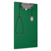 Medische kruiden verpleegkundigen, donkergroen kle klembord (Rechts)