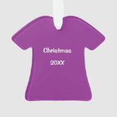 Medische kruiden Verpleegkundigen Kerstarts Paars  Ornament (achterkant)