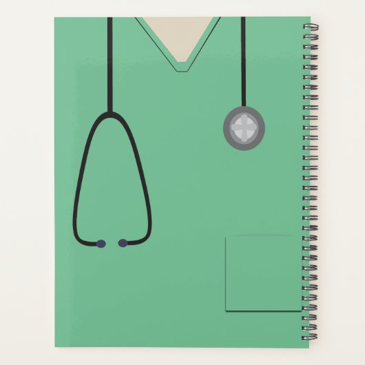 Medische kruiden Verpleegkundigen Lichtgroene Plan Planner (Achterkant)