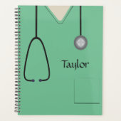 Medische kruiden Verpleegkundigen Lichtgroene Plan Planner (Voorkant)