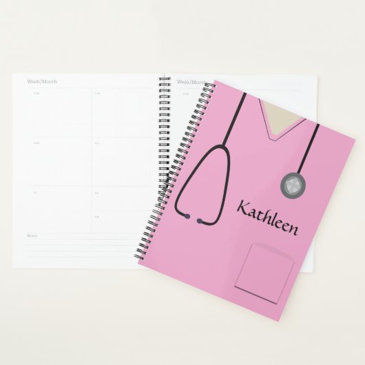 Medische kruiden Zuster Doctor Roze Planner (Display)