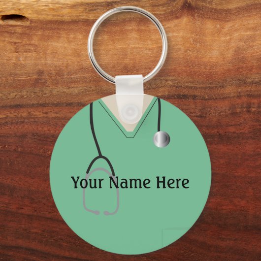 Medische kruiden Zuurarts Lichtgroene Sleutelhange Sleutelhanger (Voorkant)