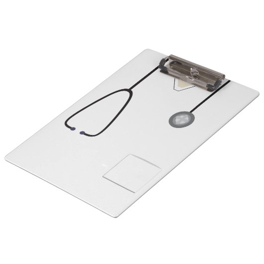 Medische kruiden Zuurarts Steth White klembord (Gekanteld)