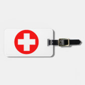 Medische kruis bagagelabel (Voorkant horizontaal)